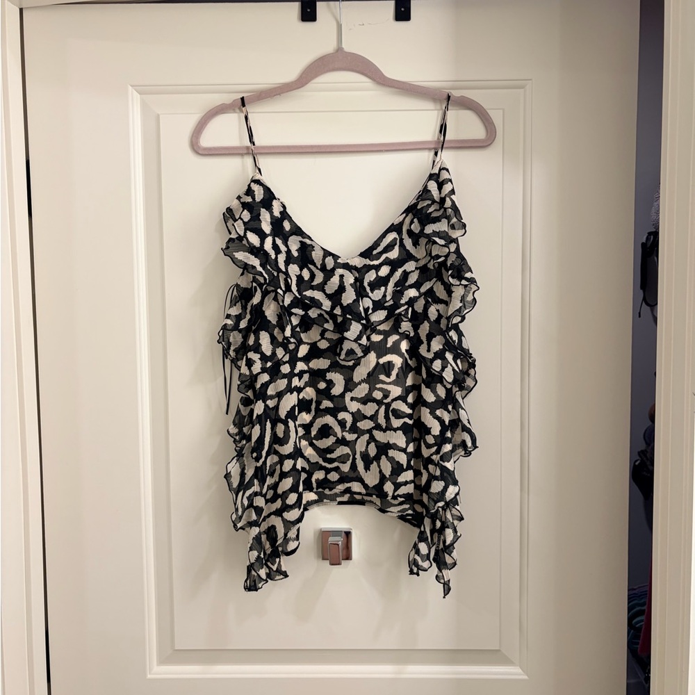 Stylish Black and White Women's Top